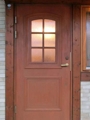木製玄関ドア　スウェーデンドア（スウェドア）再塗装・塗替え