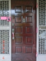 木製玄関ドア　YAMAHA（ヤマハ）再塗装