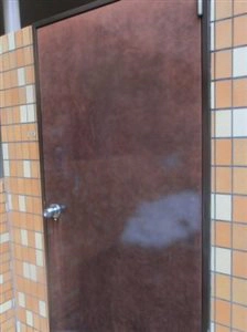 シート　玄関ドア　塗装後