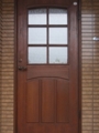 木製玄関ドア　スウェーデンドア（スウェドア）再塗装・塗替え