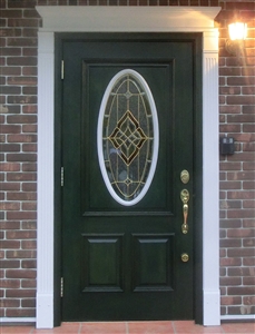 再塗装後　木製玄関ドア