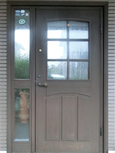 木製玄関ドア　スウェーデンドア（スウェドア）　施工前