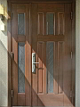 木製玄関ドア　AICK（アイカ）再塗装・塗替え