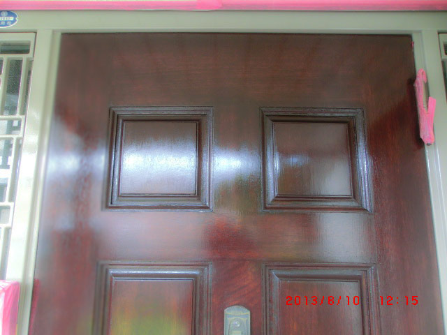 YAMAHA(ヤマハ）木製玄関ドア　仕上がり